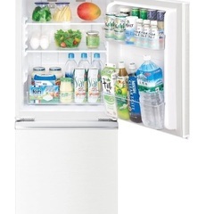 シャープ(SHARP) 冷蔵庫 137L ホワイト 両開き