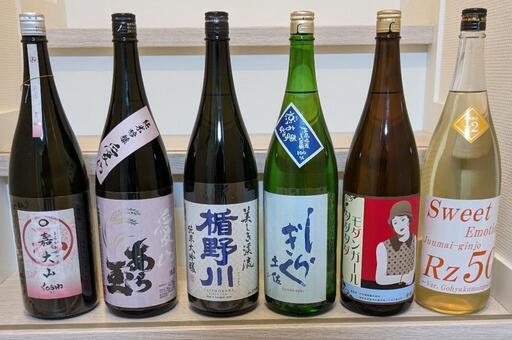 ★訳アリ★【日本酒 一升瓶 6本セット】楯野川・土佐しらぎく・あら玉・両関・○嘉大山・唯々