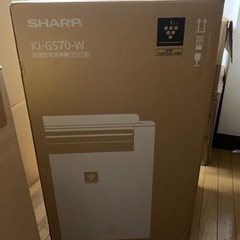 SHARP KI-GS70-W 季節、空調家電 空気清浄機