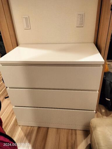 値下げ！【未使用品】家具 収納家具 IKEA MALMチェスト