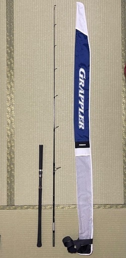 釣竿 シマノ (SHIMANO)  グラップラーS80M マグロ 青物 キャスティングロッド ルアーロッド キハダ カツオ エビング