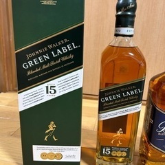 ジョニーウォーカーグリーンラベル。バランタイン12年×2