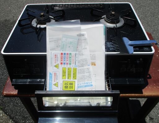 ☆パロマ Paloma PA-A64WCK-L E2-1-45 LPガス用ガステーブル 2口コンロ◆2023年製・毎日使いやすい。おしゃれで頼りになるコンロ