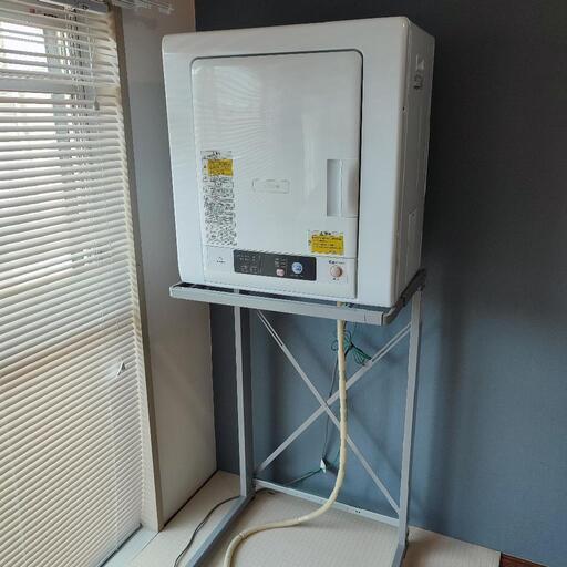 日立 DE-N40WX 衣類乾燥機 専用台付き