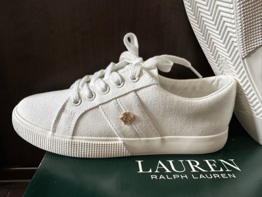 ローレン ラルフ ローレンLAUREN RALPH LAUREN R76G JANSON II ジャンソン2 ホワイト スニーカー \n