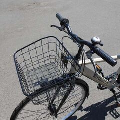 シティサイクル 27インチ 6段変速 ベージュ系 カゴ付き ベル付き stradista 自転車 ストラディスタ 札幌 西野店