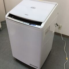 （10/5受渡済）YJT8944【HITACHI/日立 8.0㎏洗濯機】美品 2017年製 ビートウォッシュ BW-DV80B 家電 洗濯 乾燥機能付 10/5受渡済）YJT8944【HITACHI/日立 8.0㎏洗濯機】美品 2017年製
