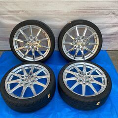 タイヤホイールセット　215/40R18　LEONIS SV　ADVAN FLEVA