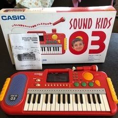 CASIO サウンドキッズ03　楽器 鍵盤楽器、ピアノ