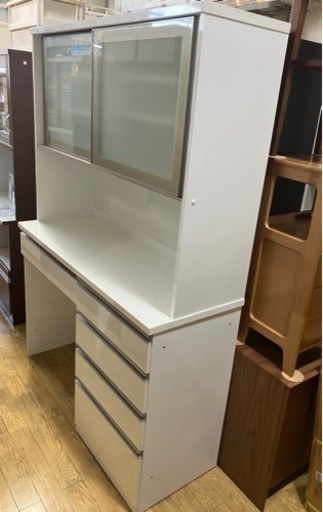 6/23値下げしました！⭐️人気⭐️大川家具 2面レンジボード NO.924