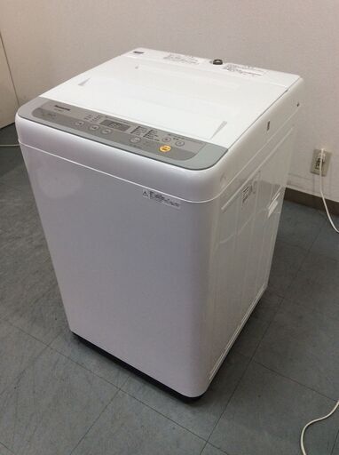 （7/6受渡済）JT8950【Panasonic/パナソニック 5.0㎏洗濯機】2018年製 NA-F50B11 家電 洗濯 簡易乾燥付