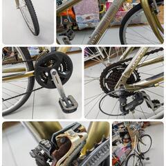 J095★サビ使用感★クロスバイク★opus corso★泥除け無し★3✕7段