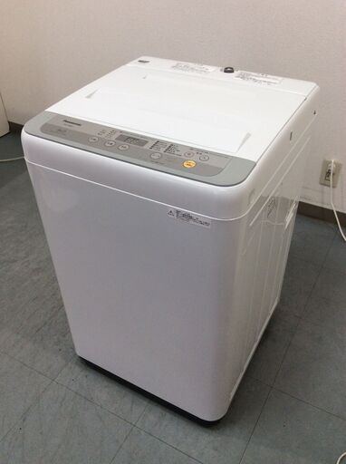（7/6受渡済）JT8951【Panasonic/パナソニック 5.0㎏洗濯機】2018年製 NA-F50B11 家電 洗濯 簡易乾燥付