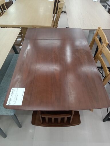 ★ジモティ割あり★  ダイニングセット ブラウン W120.5×D75×H71.5 クリーニング済み TC3399