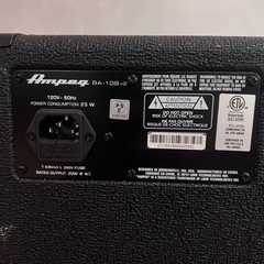 【超美品】AMPEG BA-108 20W アンペグ ベースアンプ