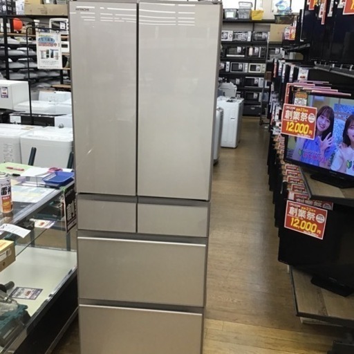 #F-29【ご来店頂ける方限定】HITACHIの6ドア冷凍冷蔵庫です