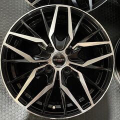 BADX LOXARNY MULTI FORCHETTA TR5 マルチフォルケッタ 16インチ 4本 5.5J4HPCD100+48 ブラポリ 軽自動車 コンパクトカー　(MHZ261)クレジットカード QRコード決済可能