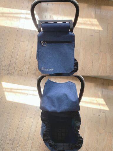 2輪 36L  軽量＆静音！便利な折りたたみショッピングカート  ロルサー  BABYJOY unique