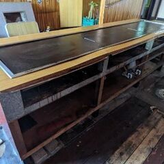 【格安】店舗用カウンター鉄板台