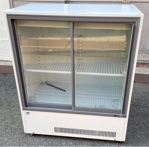 【動確済み】2019年 業務用 SANDEN 冷蔵ショーケース MU-330XE 236L 100V 900×550×1085 縦型ショーケース ドリンク冷蔵 瓶ビール 大阪