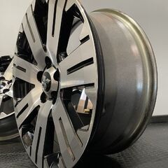新車外し 三菱 デリカD:5 純正ホイール ENKEI製 18インチ 4本 7J5HPCD114.3+38 ブラポリ アウトランダー流用可　(MHD158) クレジットカード QRコード決済可能