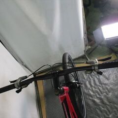 Ｄ589　★21000円★整備済み マウンテンバイク中古自転車 【GT　AGGRESSOR　赤　Ｓ　42ｃｍ　前サス不動】