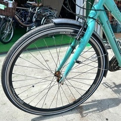 No.48Bianchi METROPOLI LADY(メトロポリ レディ)ALLOY6000整備済み中古現状クロスバイク No.48Bianchi METROPOLI LADY(メトロポリ レディ)ALLOY6000整備済み