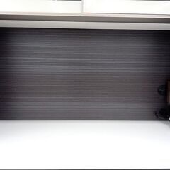 ☆ジモティ割あり☆ 社団法人全国家具工業連合会 レンジボード 黒 H200×