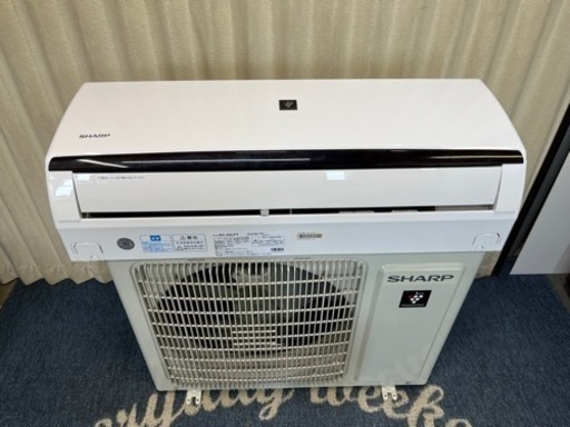 SHARPプラズマクラスター✨清掃済み⭕️ルームエアコン❄️取り付け工事可能‼️
