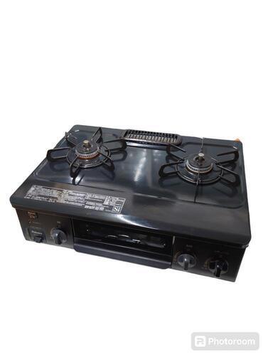 【売ります】パロマ　二口＋グリル付コンロ　LPガス用　IC-S37-R2　2023年製