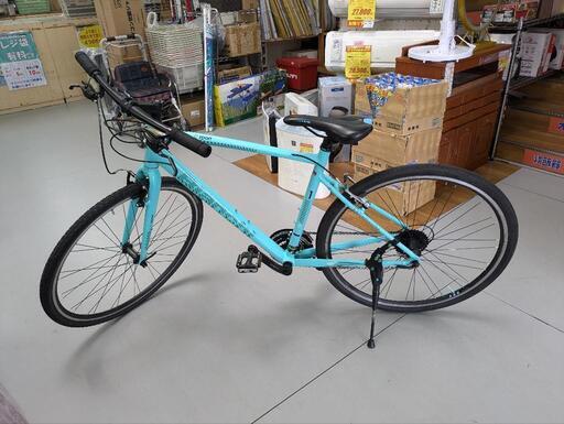 J255★小キズ使用感★クロスバイク★Bianchi  C-sport1★3✕8段
