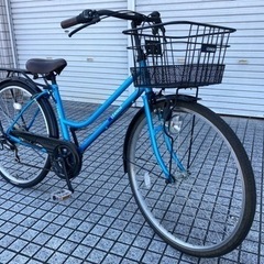 【26インチ自転車】美品❗️6段変速付　リヤタイヤ新品❗️スペアキーあり　若林自転車　膳所店　SALE中❗️