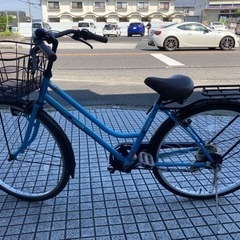【26インチ自転車】美品❗️6段変速付　リヤタイヤ新品❗️スペアキーあり　若林自転車　膳所店　SALE中❗️