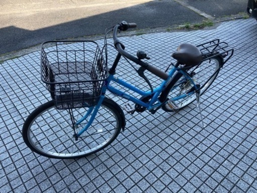 26インチ自転車】美品❗️6段変速付リヤタイヤ新品  