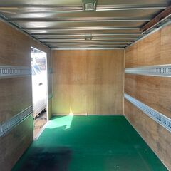 福岡発 3tアルミコンテナ 横スライドドア付 鍵付き その他多数品揃え (株)