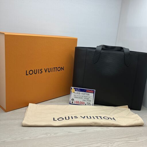 【極美品】ルイヴィトン　Louis Vuitton ダミエ　アンフィニ　カバ　ヴォワヤージュ　レザー　ハンドバッグ　トートバッグ(B6-138)