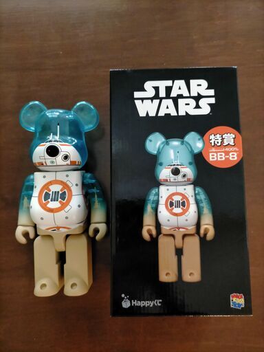 お値下げ　ベアブリック400％　スターウォーズ特賞ＢＢ-8