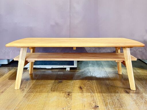 家具 生活家具 ニトリ ローテーブル　ナチュラル