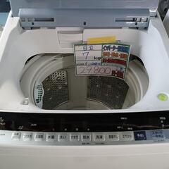配送可【日立】7K洗濯機★2018年製　クリーニング済/6ヶ月保証付　管理番号11806