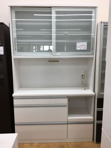 ★ジモティ割あり★  食器棚  W120×D42×H202 クリーニング済み SJ5999