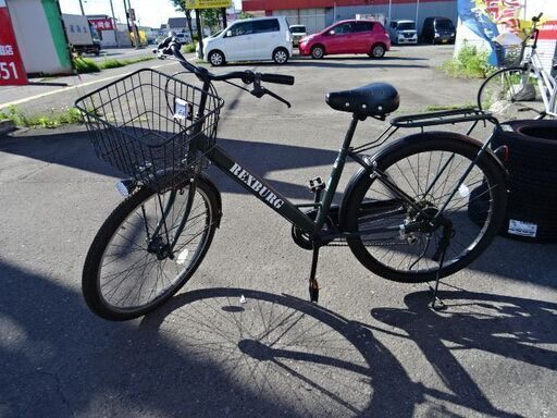 商談中！【恵庭】オートライト　26インチ　6段切り替え自転車　美品