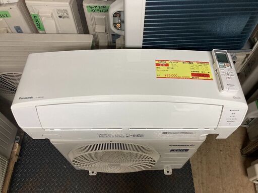K05366　パナソニック　2019年製　中古エアコン　主に10畳用　冷房能力　2.8KW ／ 暖房能力　3.6KW