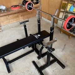 お取引中 バーベルセット トレーニング - フィットネス、トレーニング 