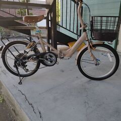 キャプテンスタッグ20インチ折りたたみ式自転車