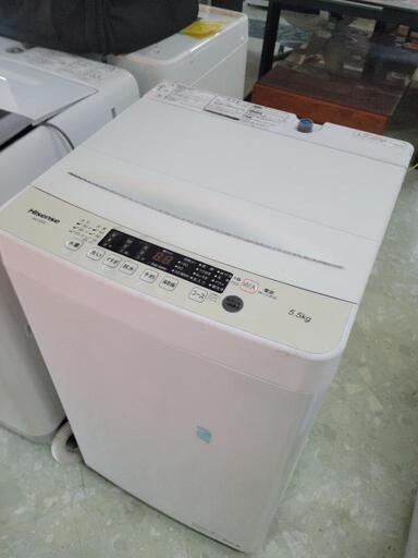 2021年製　Hisense　ハイセンス　5.5kg洗濯機　HW-K55E　中古　リサイクルショップ宮崎屋住吉店24.6.19ｋ
