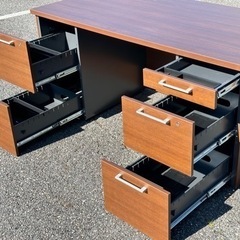 ナイキ 両袖机 役員用家具 幅160 奥80 高さ72cm WDXT-168