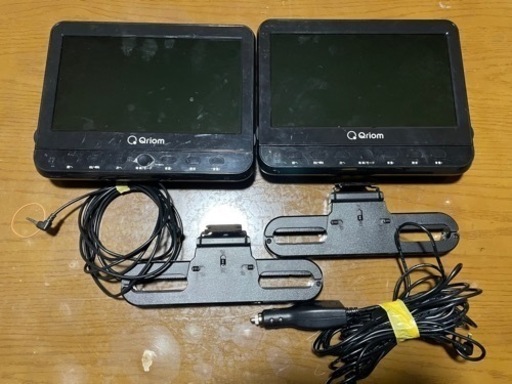山善　キュリオム　ヘッドレストモニター 2台セット CPD-M101TMD(B)
