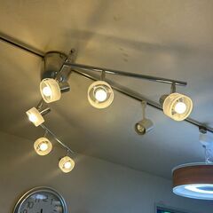 Y0110　ライト　デザイン照明　6ライト　天井照明　送料A　札幌　リサイクルれお　すすきの店