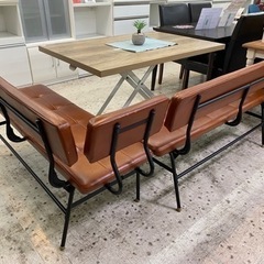 【愛品館 江戸川店 ダイニングセット】 コーナーダイニング テーブル4点セット ID:152-009215-007