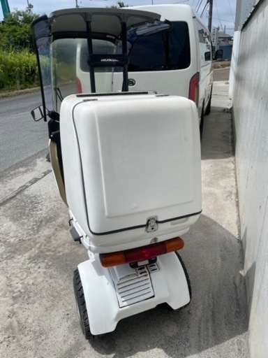 セル始動⭐️快調❗️大型BOX付❗️タイヤ新品⭐️2stでパワフル❗️ジャイロキャノピー ホンダ⭐️TA02 デリバリー　屋根付き　ミニカー セル始動⭐️快調❗️大型BOX付❗️タイヤ新品⭐️2stでパワフル